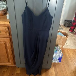 Lulu's navy blue dress